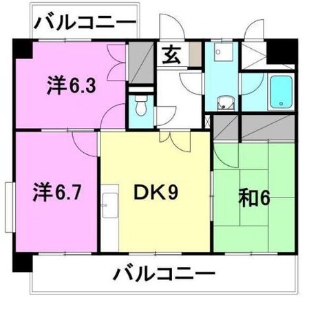 ステーションハイツの物件間取画像